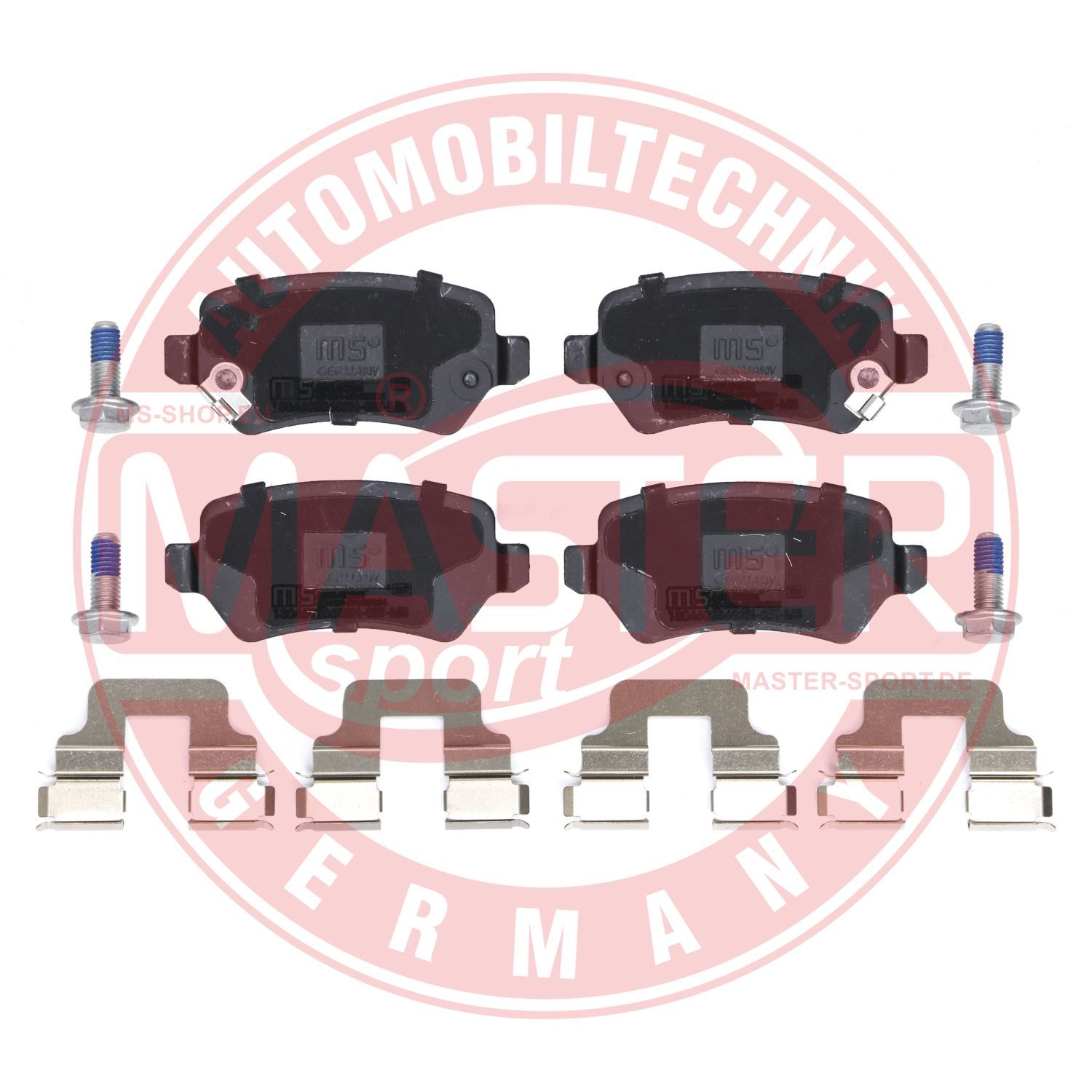Zestaw klocków hamulcowych, hamulce tarczowe MASTER-SPORT GERMANY 13046028682N-SET-MS