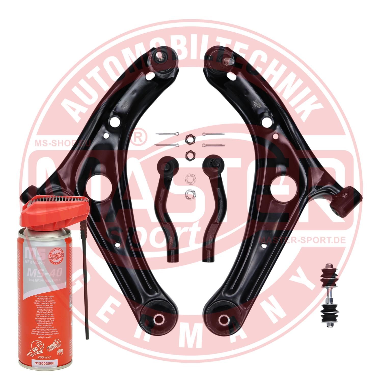 E-shop Sada ramien nápravy zavesenia kolies MASTER-SPORT GERMANY 36897-KIT-MSP
