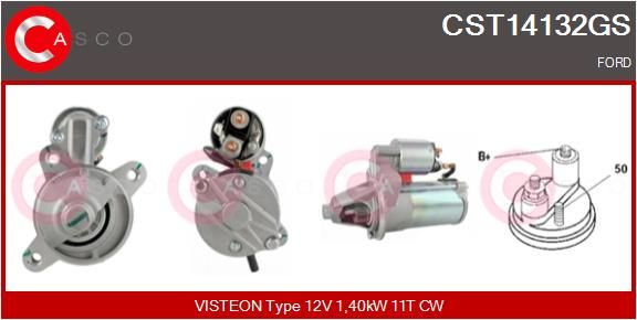 Levně Startér CASCO CST14132GS
