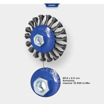 Kruhový kartáč, úhlová bruska KS TOOLS BT103101