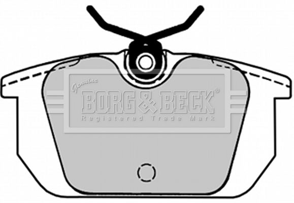 Zestaw klocków hamulcowych, hamulce tarczowe BORG & BECK BBP1534