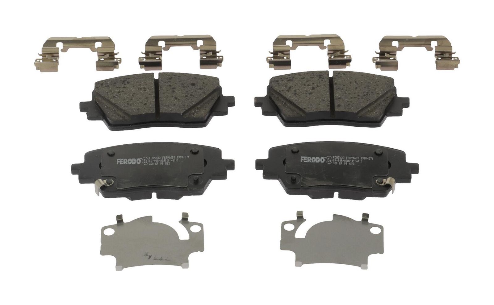 set placute frana,frana disc FERODO FDB5633