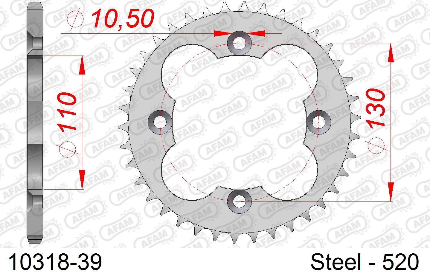 Roata dintata AFAM 10318-39