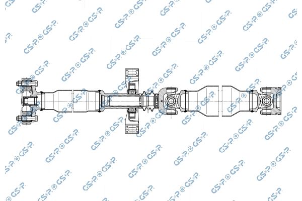 Wał napędowy, napęd osi GSP PS901708
