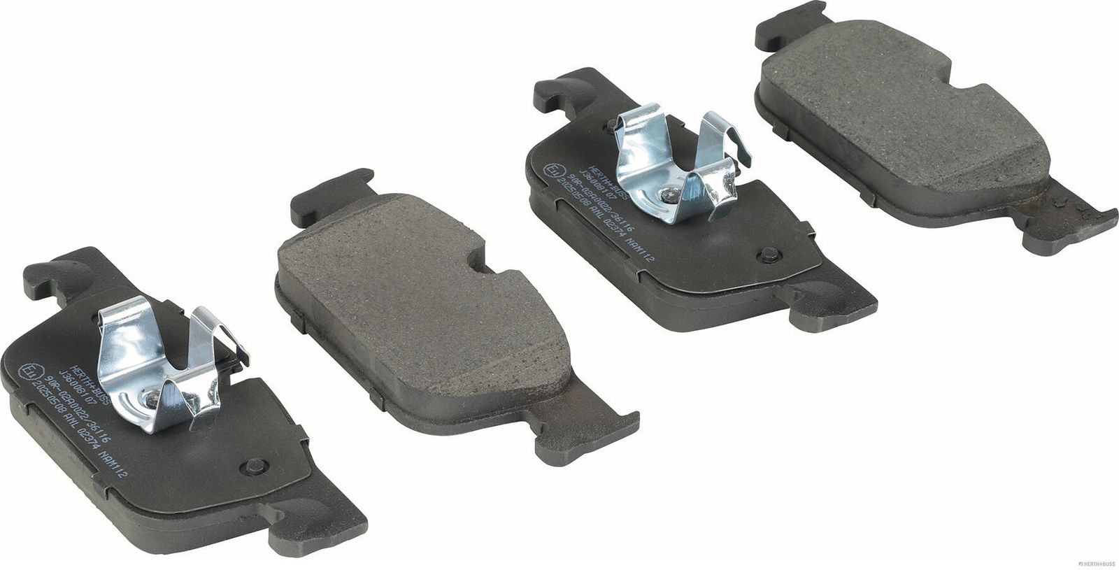 set placute frana,frana disc HERTH+BUSS JAKOPARTS J36008107