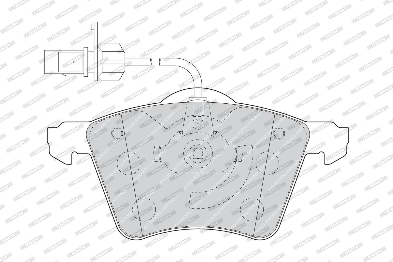 set placute frana,frana disc FERODO PREMIER ECO FRICTION FVR1484