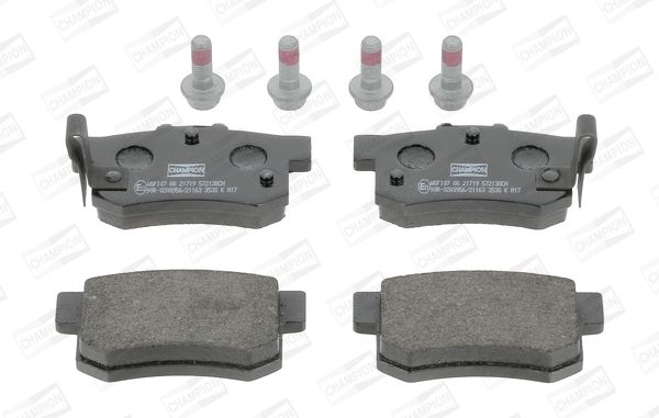 Zestaw klocków hamulcowych, hamulce tarczowe CHAMPION 572138CH