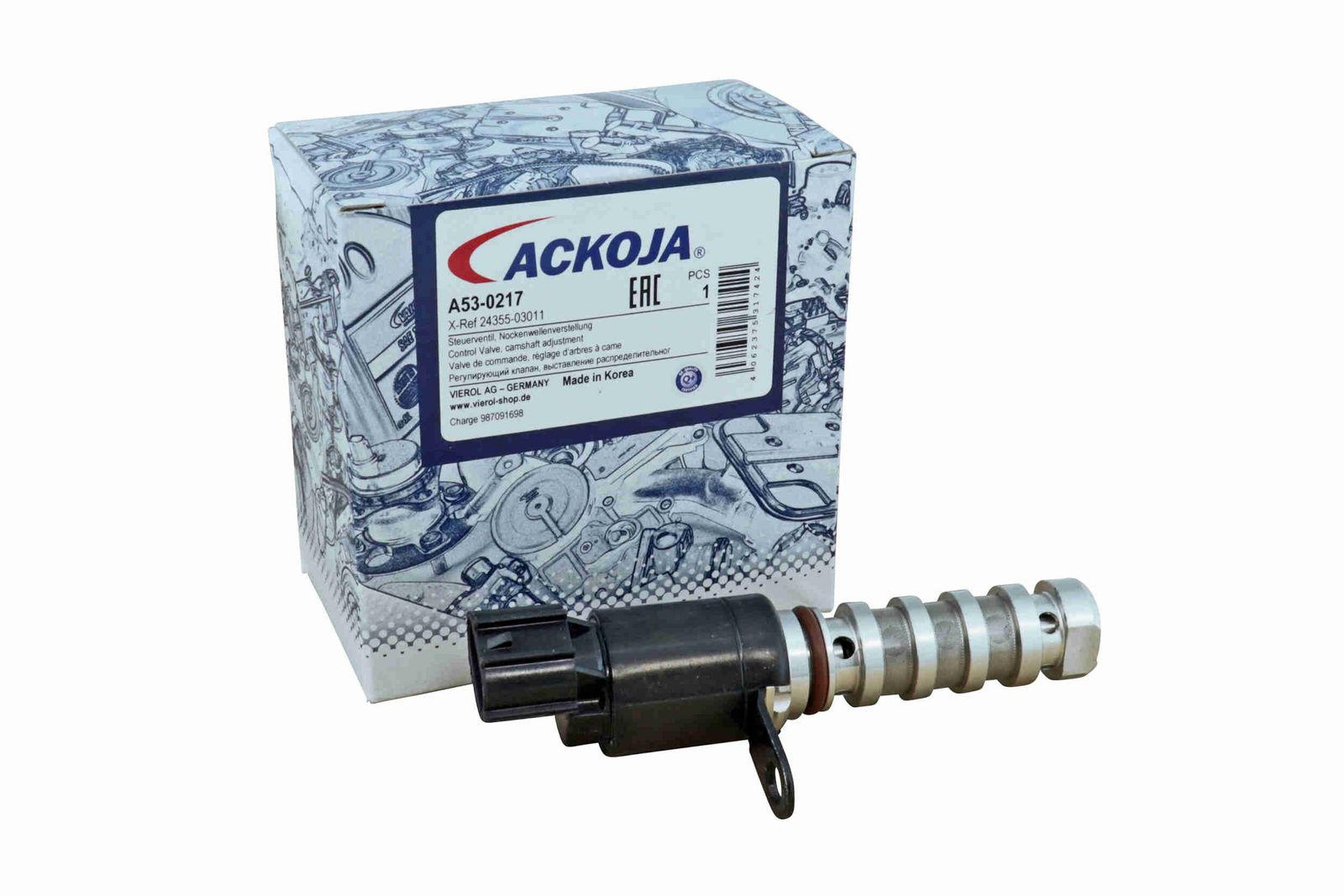 Valve de commande, réglage d'arbres à came OE KIA HYUNDAI 2435503011