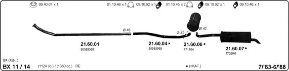 Układ wydechowy IMASAF 514000029