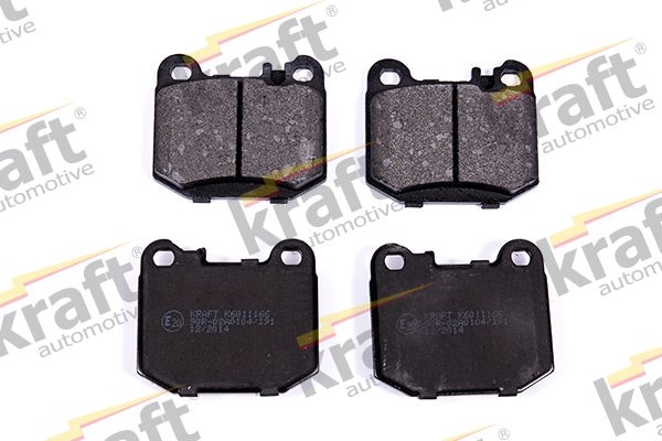 Sada brzdových destiček, kotoučová brzda KRAFT AUTOMOTIVE 6011166