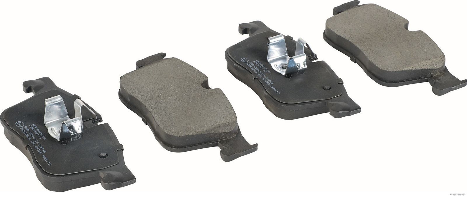 set placute frana,frana disc HERTH+BUSS JAKOPARTS J36008109