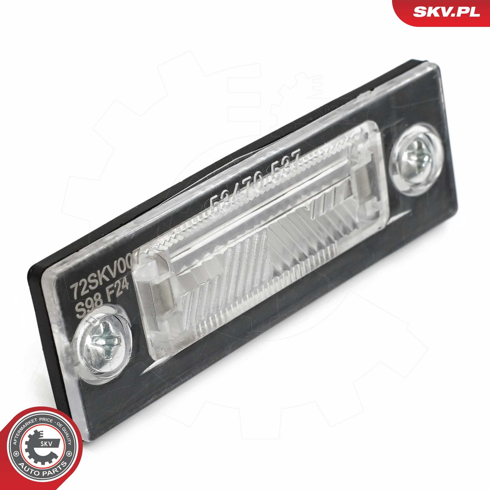 Iluminare numar de circulatie ESEN SKV 72SKV007