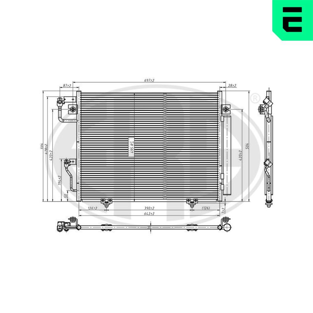 Condensator, climatizare ERA 667307