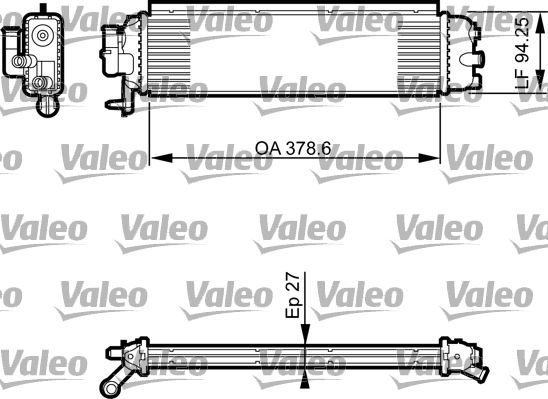 Chłodnica, układ chłodzenia silnika VALEO 735561