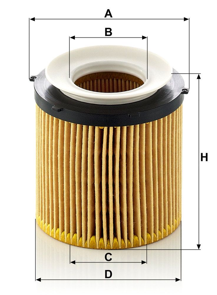 Levně Olejový filtr MANN-FILTER HU 8002 x KIT