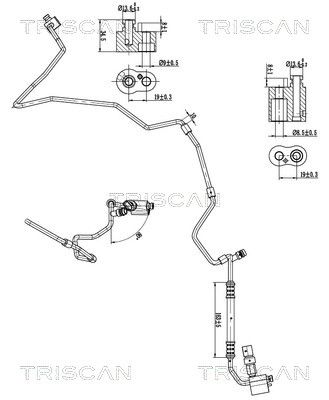 conducta presiune variabila,aer conditionat TRISCAN 9010 29084
