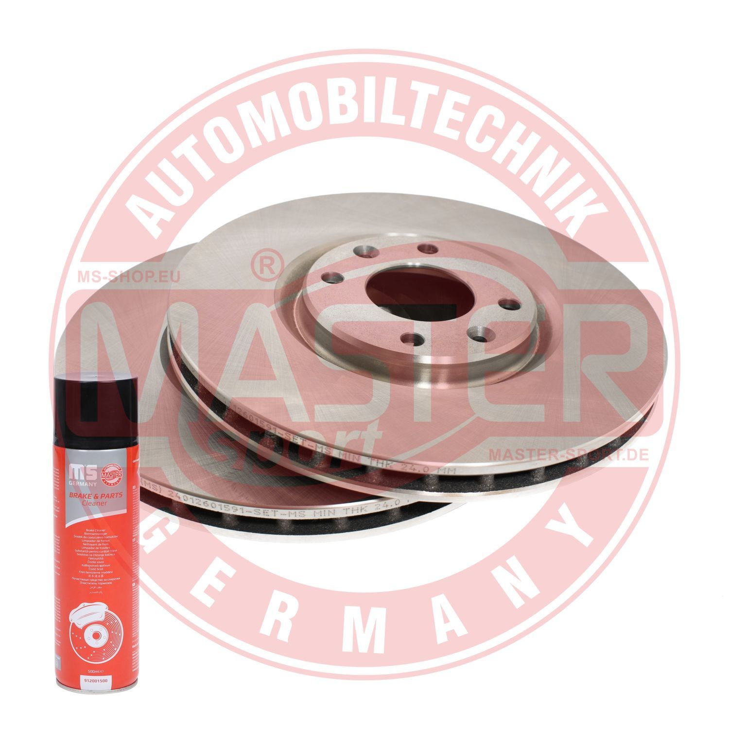 Tarcza hamulcowa MASTER-SPORT GERMANY 24012601591-SET-MSP