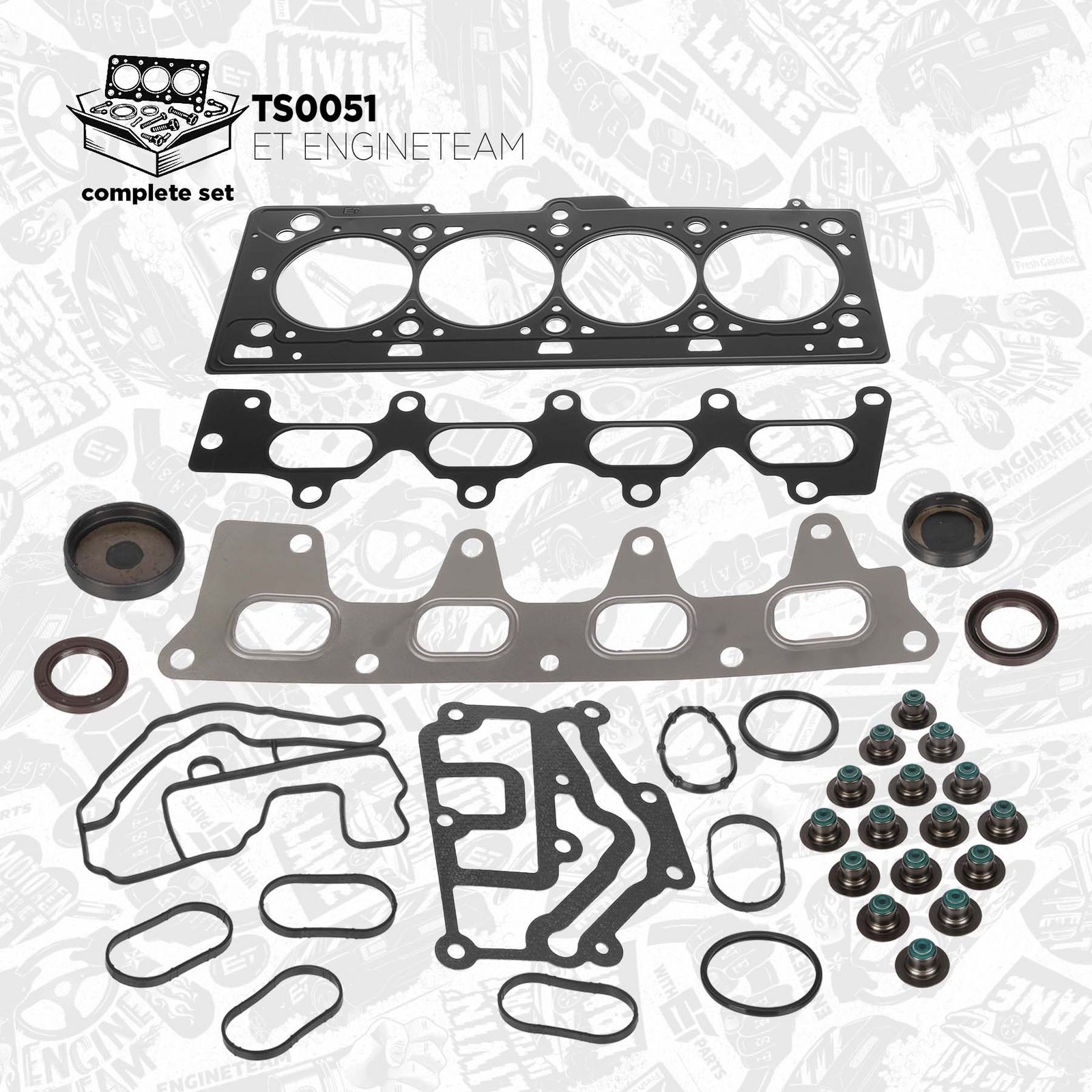 Set garnituri, chiulasa ET ENGINETEAM TS0051