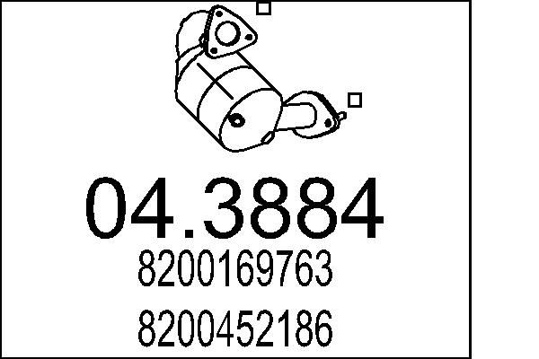 Katalizator MTS 04.3884