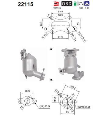 Katalizator AS 1819058RG00