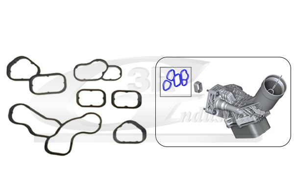 E-shop Sada tesnení chladiča oleja 3RG 76103