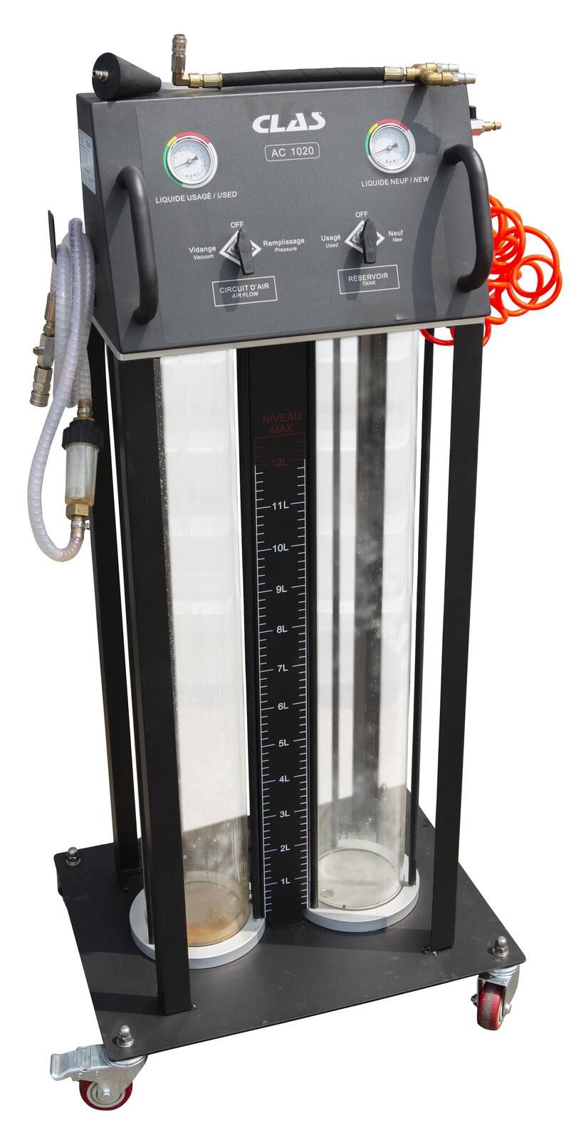 Appareil de remplissage du radiateur à vide