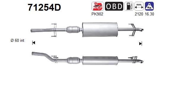 Katalizator AS 71254D