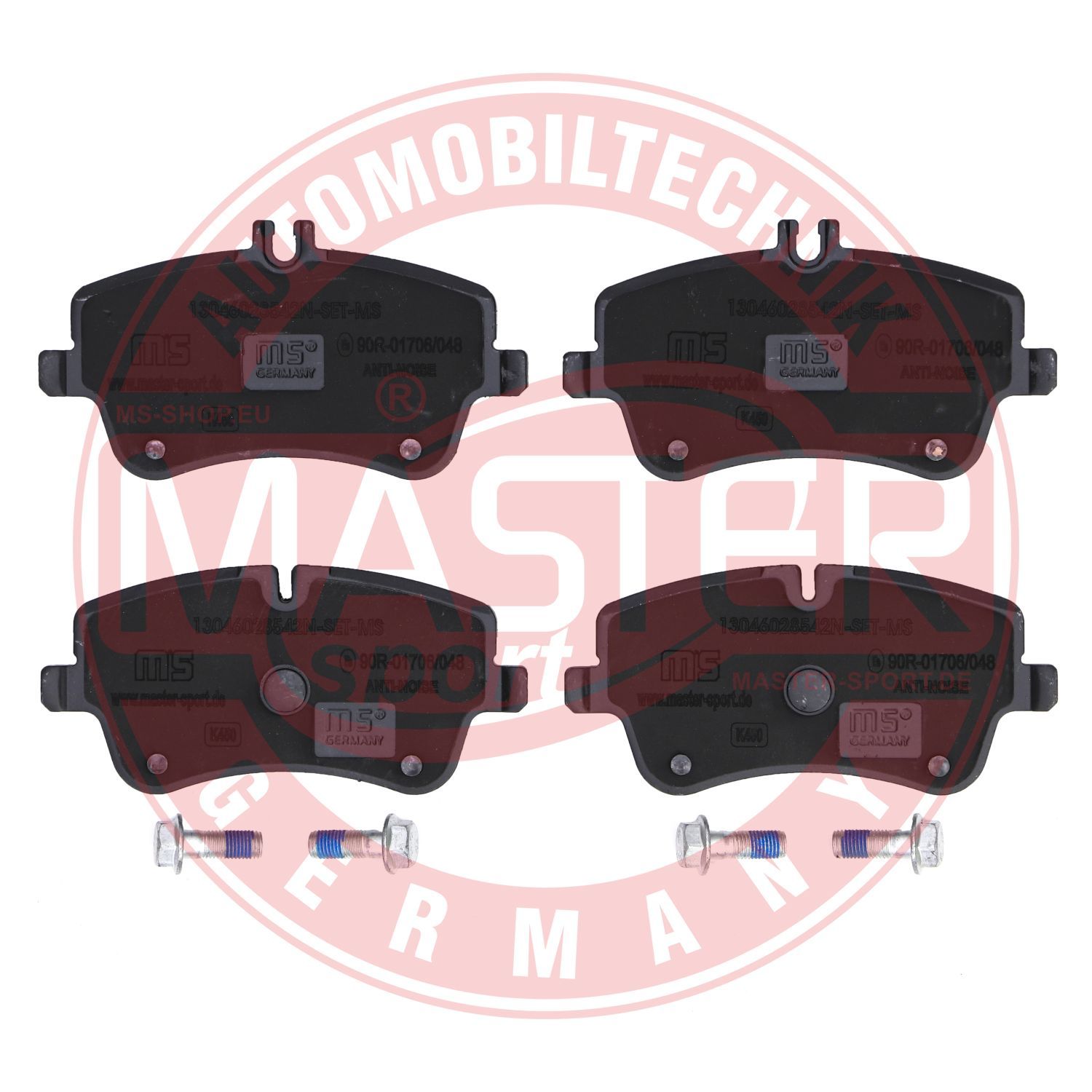 Zestaw klocków hamulcowych, hamulce tarczowe MASTER-SPORT GERMANY 13046028542N-SET-MS