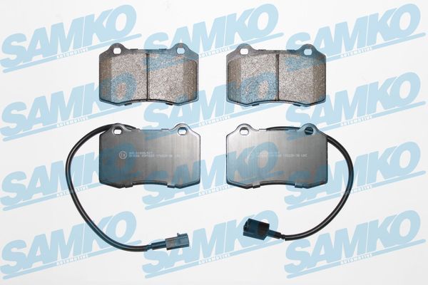 Levně Sada brzdových destiček, kotoučová brzda SAMKO 5SP1665