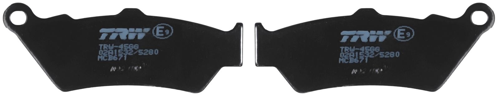 set placute frana,frana disc TRW Organic Allround MCB671