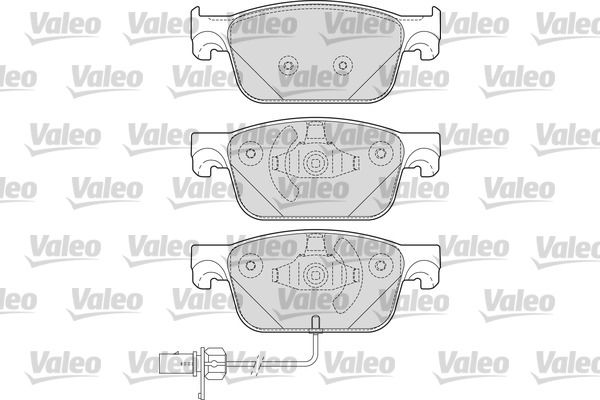 Sada brzdových platničiek kotúčovej brzdy VALEO 601693