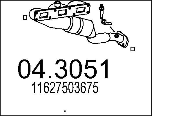 Katalizator MTS 11627503675