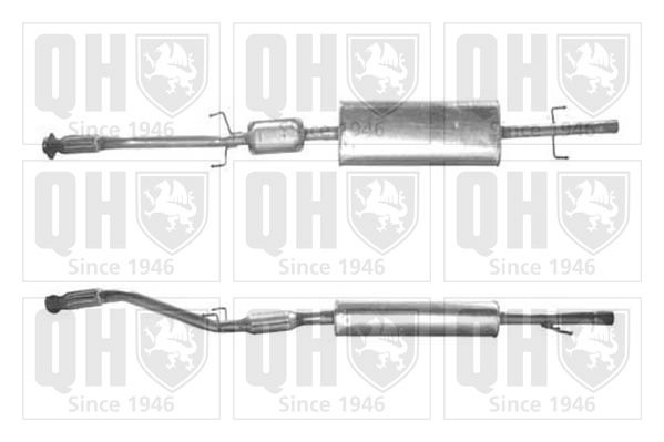 Katalizator QUINTON HAZELL QCAT80098H