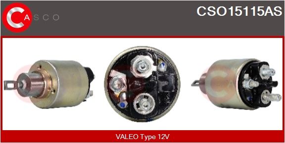 Elektromagnetický spínač, startér CASCO CSO15115AS