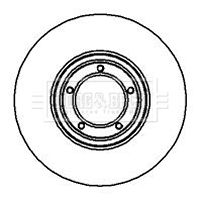 Tarcza hamulcowa BORG & BECK BBD4623
