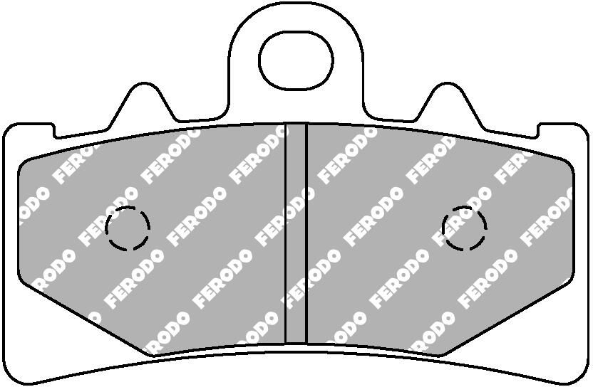 set placute frana,frana disc FERODO RACING FDB2266ST