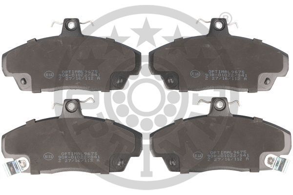 Zestaw klocków hamulcowych, hamulce tarczowe OPTIMAL BP-09675
