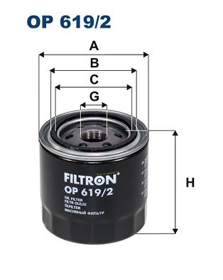Olejový filtr FILTRON OP 619/2
