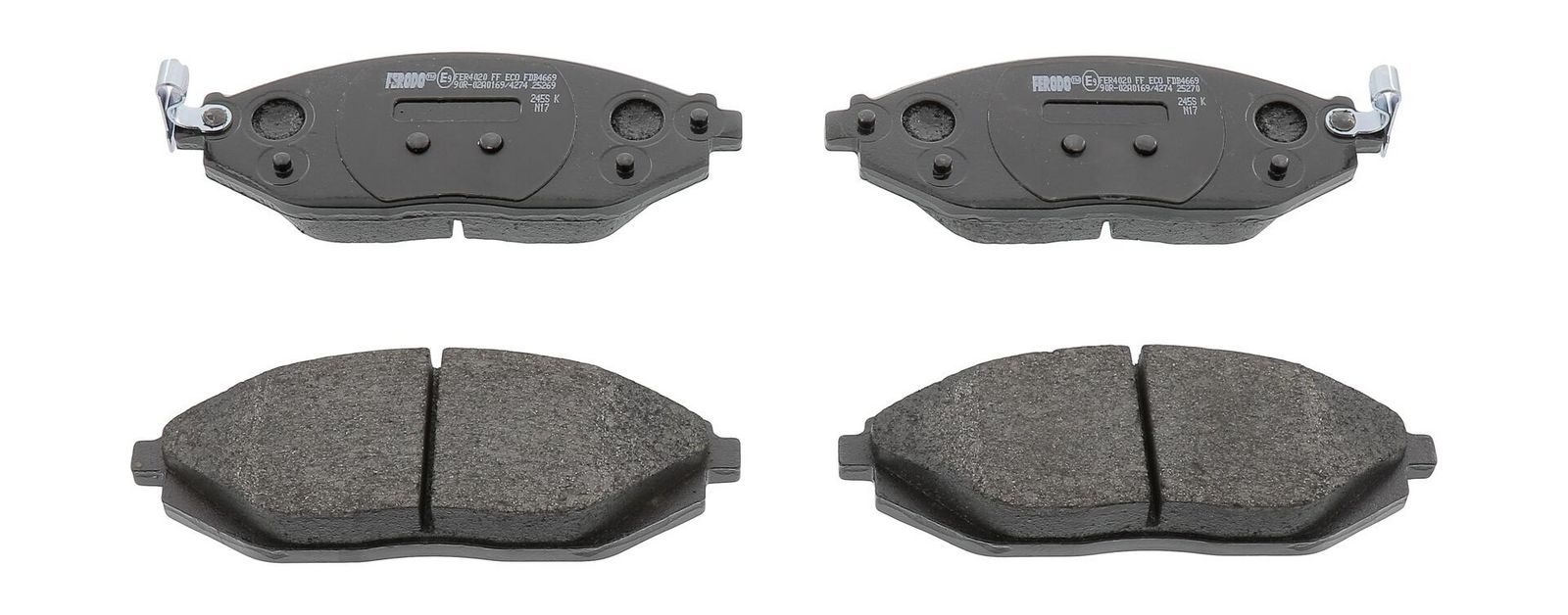 set placute frana,frana disc FERODO PREMIER ECO FRICTION FDB4669