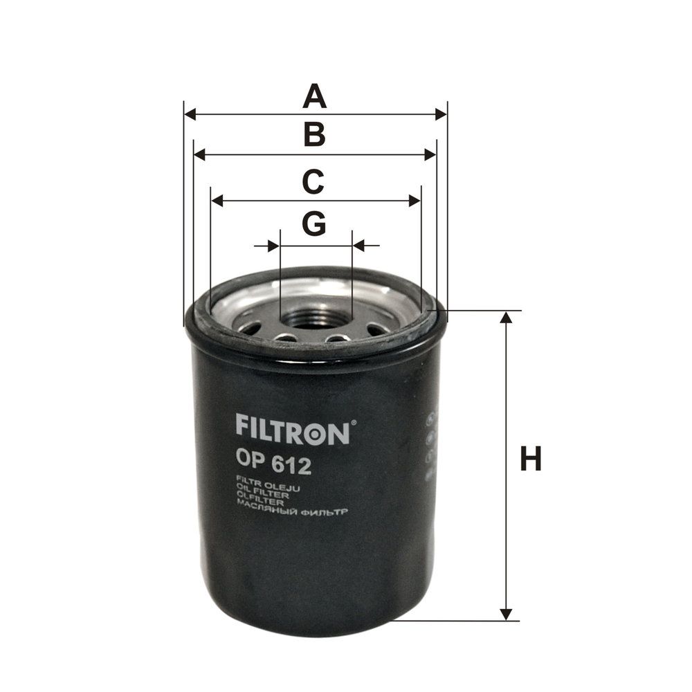 Levně Olejový filtr FILTRON OP 612