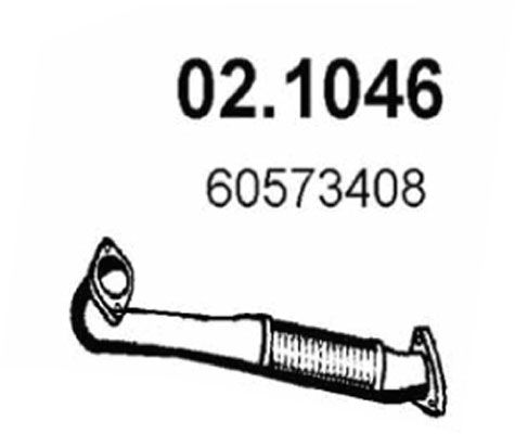 Rura wydechowa ASSO 02.1046