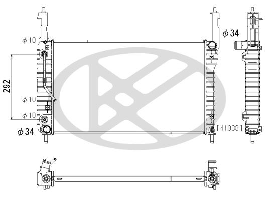Radiator, racire motor KOYORAD PL313203