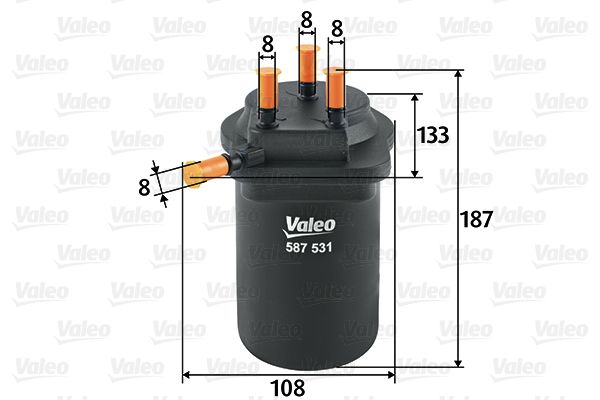 Palivový filter VALEO 587531