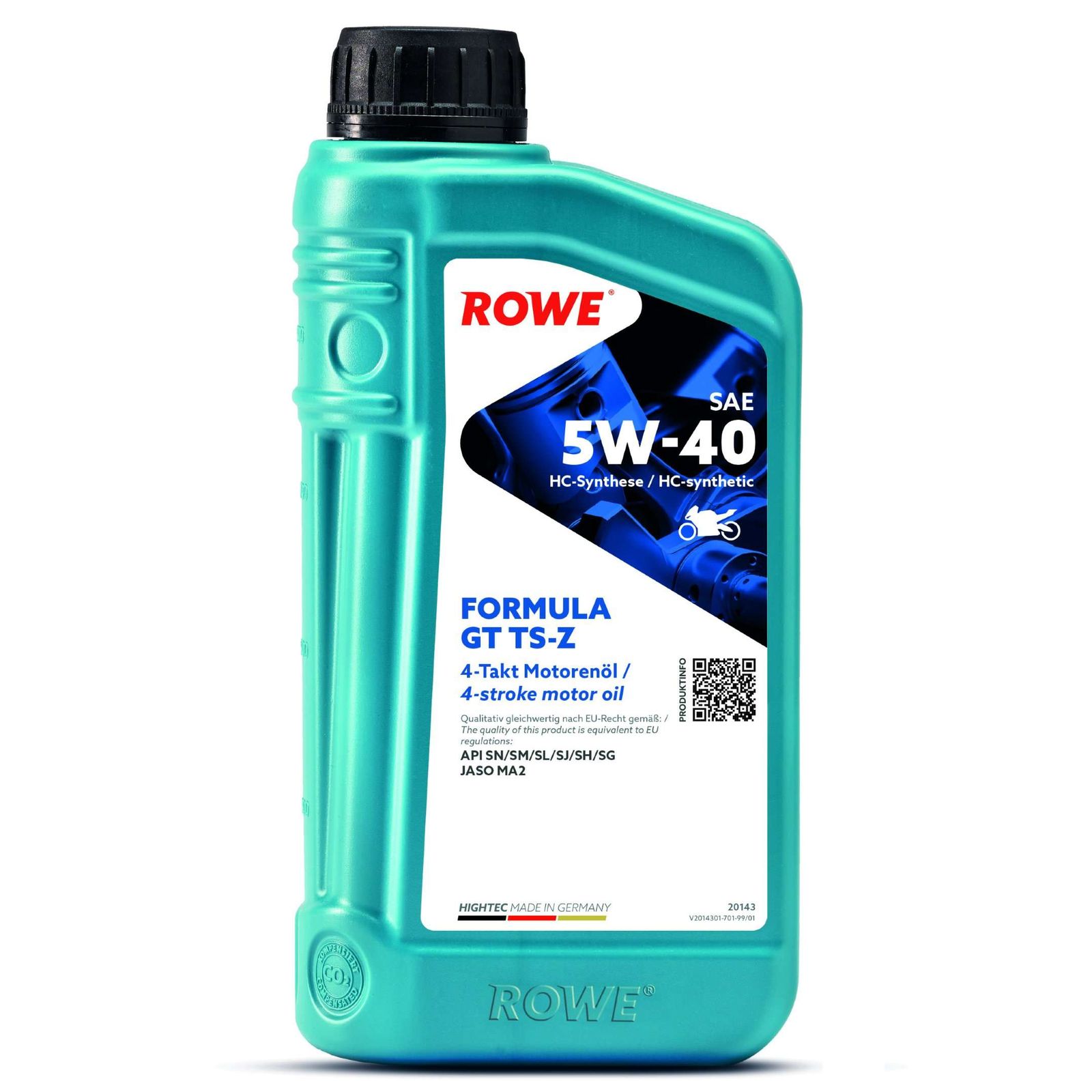 ulei de motor ROWE HIGHTEC FORMULA GT SAE 5W-40 TS-Z 20143-0010-99