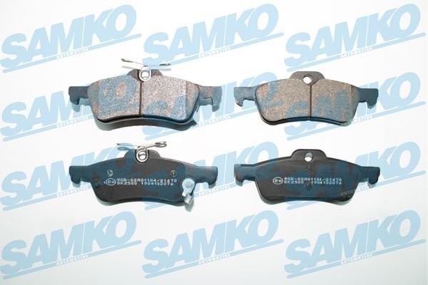 Sada brzdových destiček, kotoučová brzda SAMKO 5SP2076