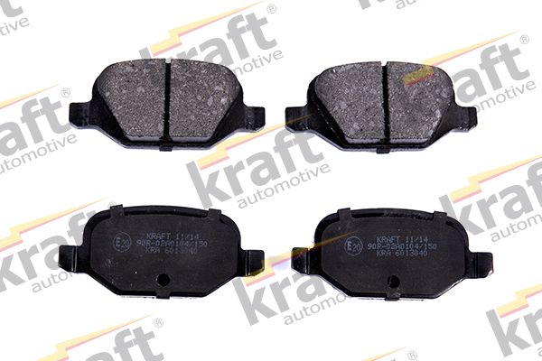 Sada brzdových destiček, kotoučová brzda KRAFT AUTOMOTIVE 6013040