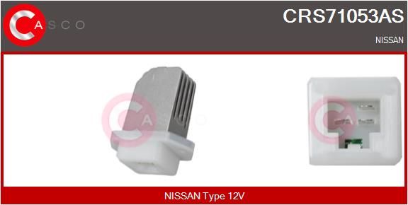 Levně Odpor, vnitřní tlakový ventilátor CASCO CRS71053AS