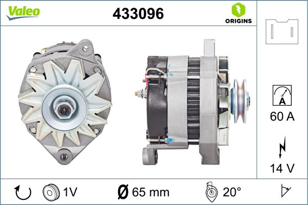 Alternator VALEO 433096