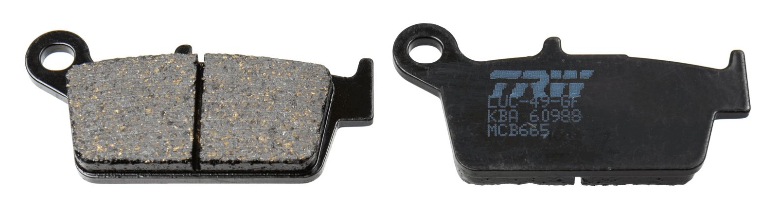 set placute frana,frana disc TRW MCB665