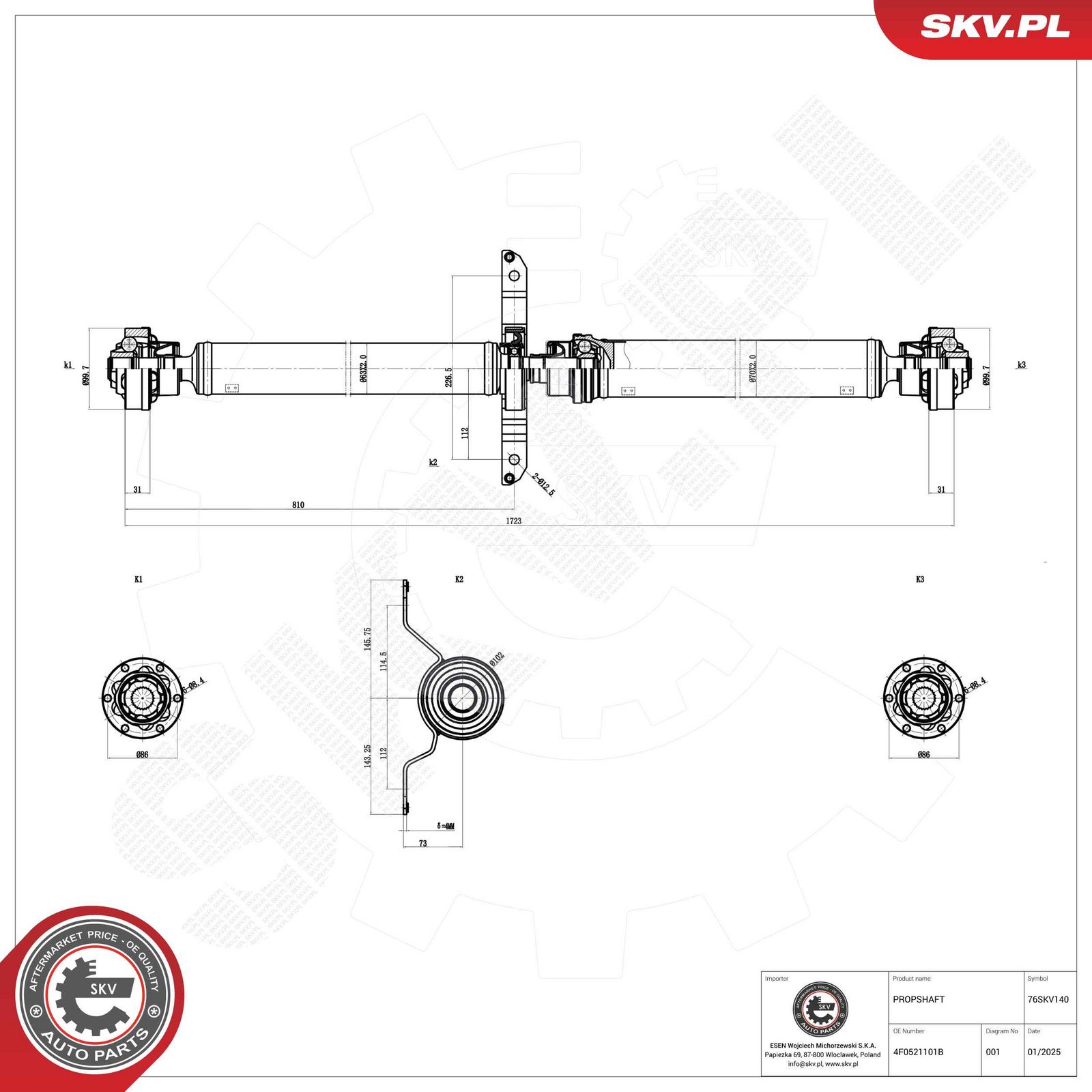 Planetara ESEN SKV 76SKV140